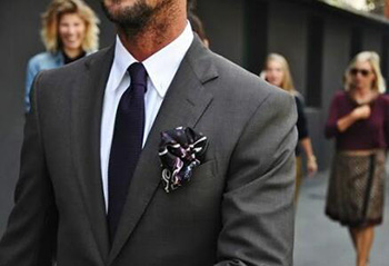 男士着装的西装穿法